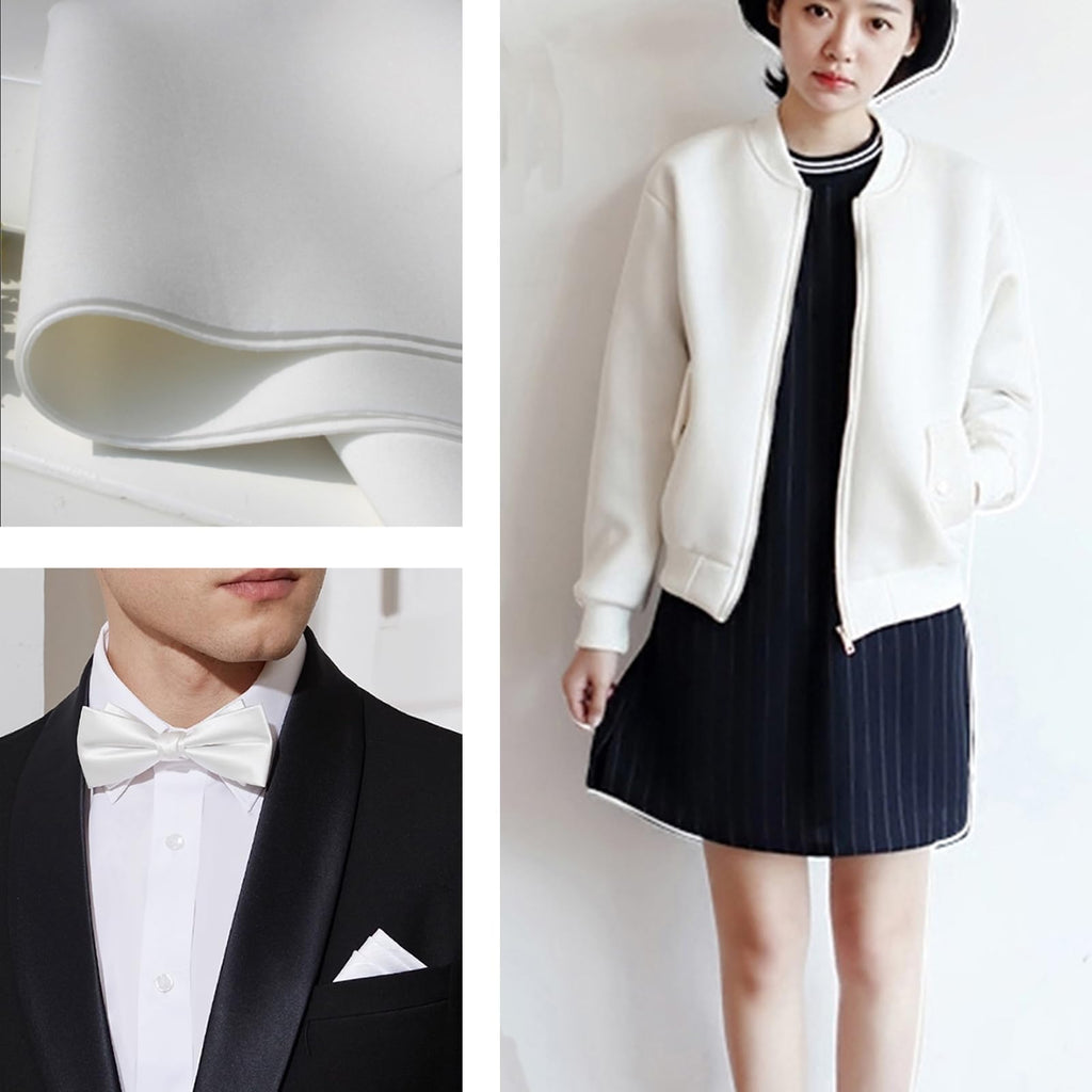 Scuba Knit Fabric Neoprene Fabric Polyester Spandex Fabric Suitable for Skirt Jacket Suits Outfit Baseball Jacket