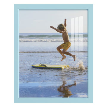 11x14 inch Picture Frame High-end Modern Style, Made of Solid Wood and High Definition Glass Ready for Wall and