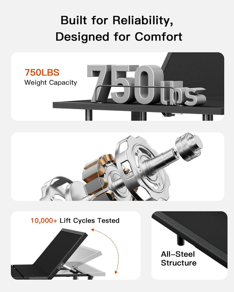 Amada Split King Adjustable Bed Frame with Massage & Wireless Remote, Zero Gravity, Head & Foot Incline, Electric