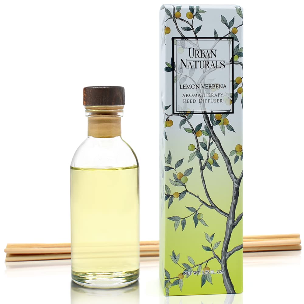 Reed Diffuser Set, Lemon Verbena - Bathroom Shelf Décor