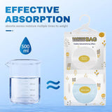 Moisture Absorbers Packets, Fragrance Free 5 Pack, Humidity Packs, Dessicant Packets, Hanging Closet Dehumidifier Bags