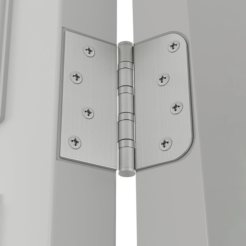 Door Hinges Brushed Nickle 6 Pack 4 inch Ball Bearing Door Hinge
