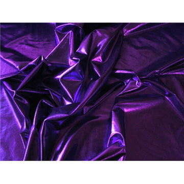 4 Way Stretch Lame Metallic Spandex Fabric (Purple)