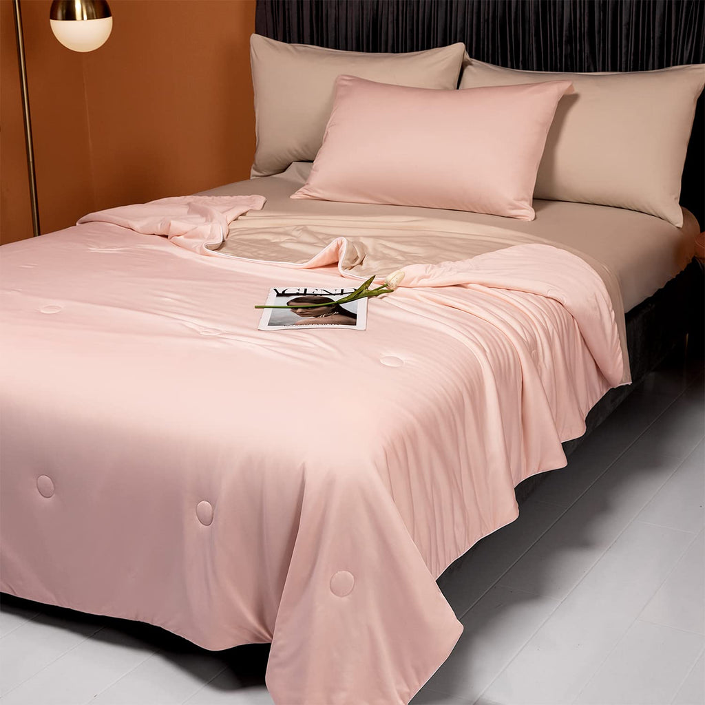 Cooling Blankets for Hot Sleepers - Cool Like Ice Cream Lightweight Blanket for Summer with Double Side Cold, Cooling