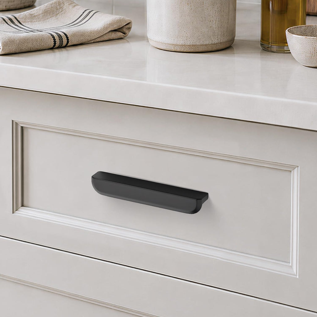 Cabinet Pulls Kitchen Cabinet Handles 5 Inch Matte Black 20 Pack