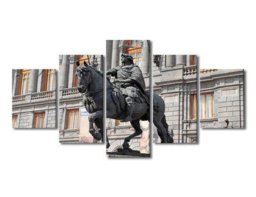 Wall Decor Statue of Charles IV Canvas Wall Art Mexico National Museum of Art Modern Artwork Picture Print on Canvas