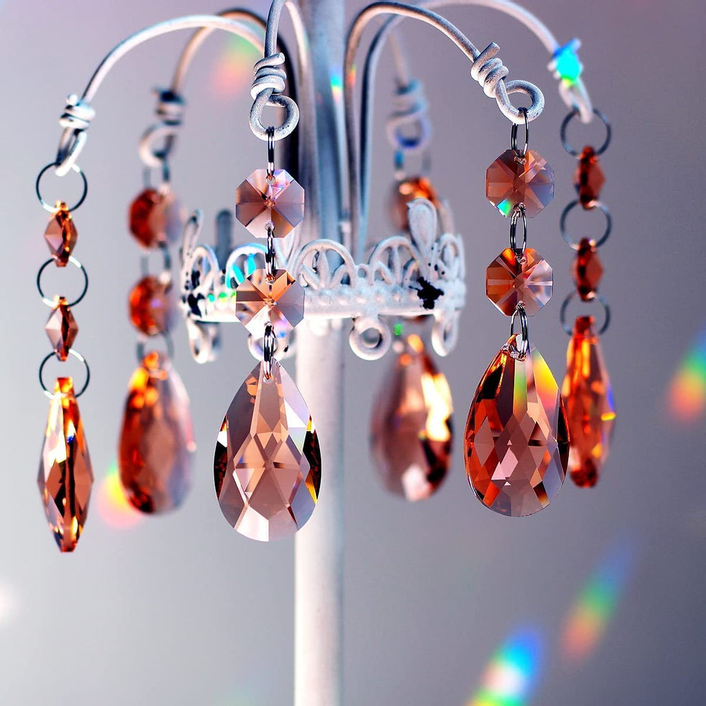 20pcs Chandelier Crystals Teardrop Prisms Pendant Replacement