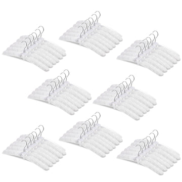 48 Pack Satin Padded Hangers for Women Clothing 15", White