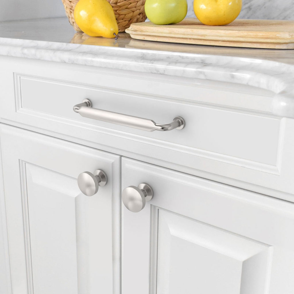 10 Pack Brushed Satin Nickel Cabinet Pulls 6.3"