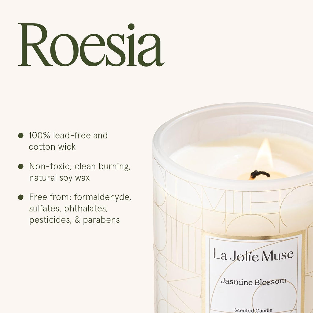 Jasmine Floral Scented Candles, Natural Soy 70 Hrs - Set of 99