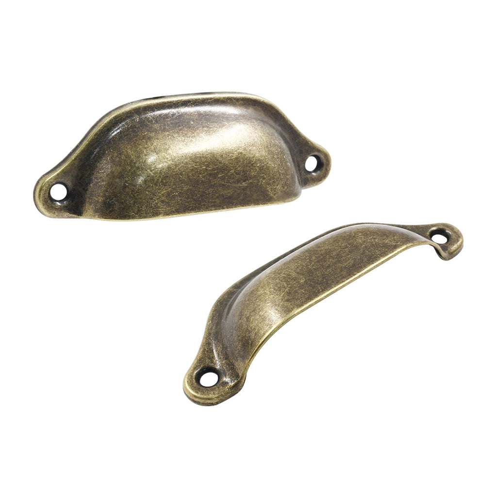 20pcs Antique Bronze Cup Drawer Pulls, Bin Cup Pulls Knobs