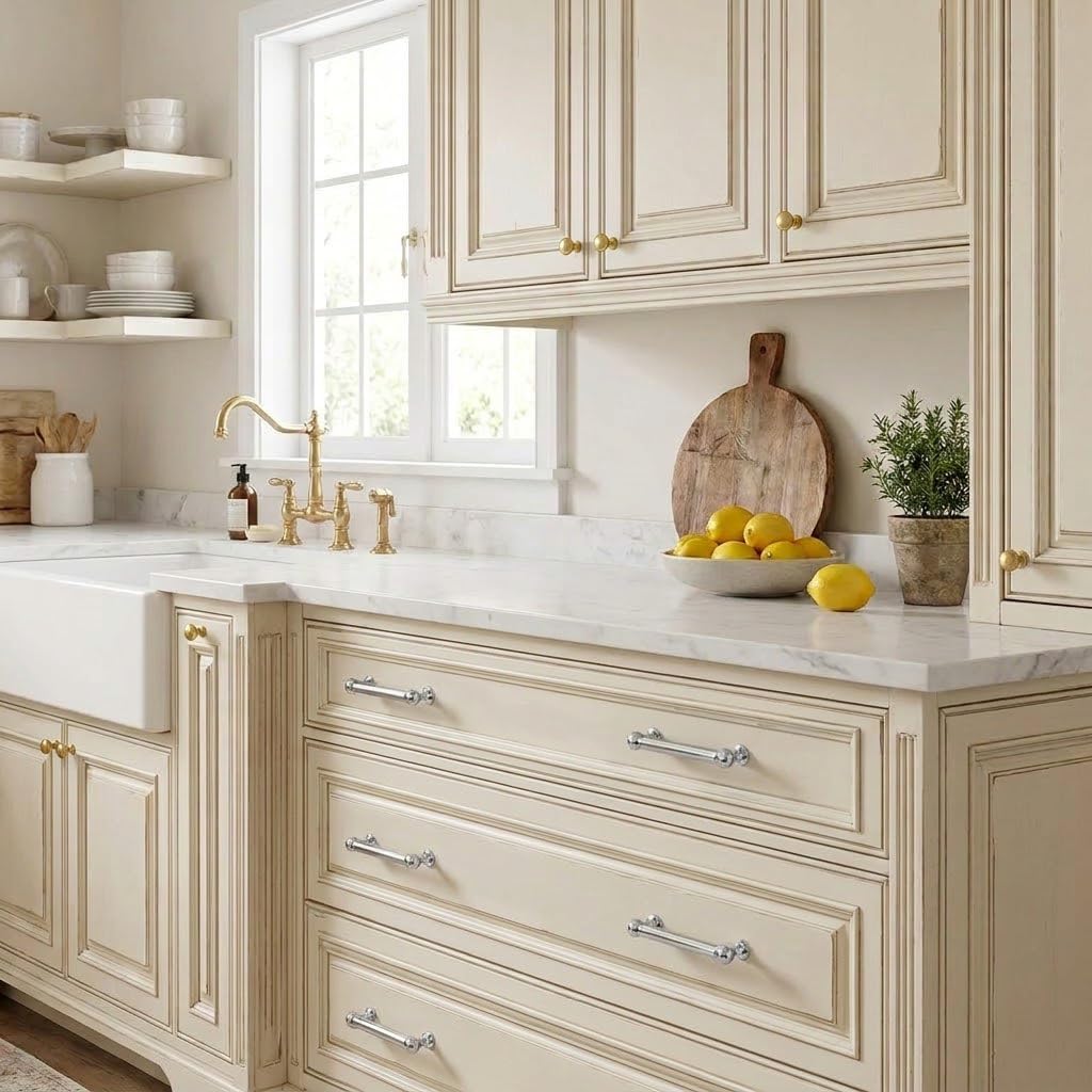 4 Inch 2 Pack Solid Kitchen Cabinet Handles Heavy Duty Cabinet Pulls Drawer Pulls Cabinet Hardware Kitchen Handles