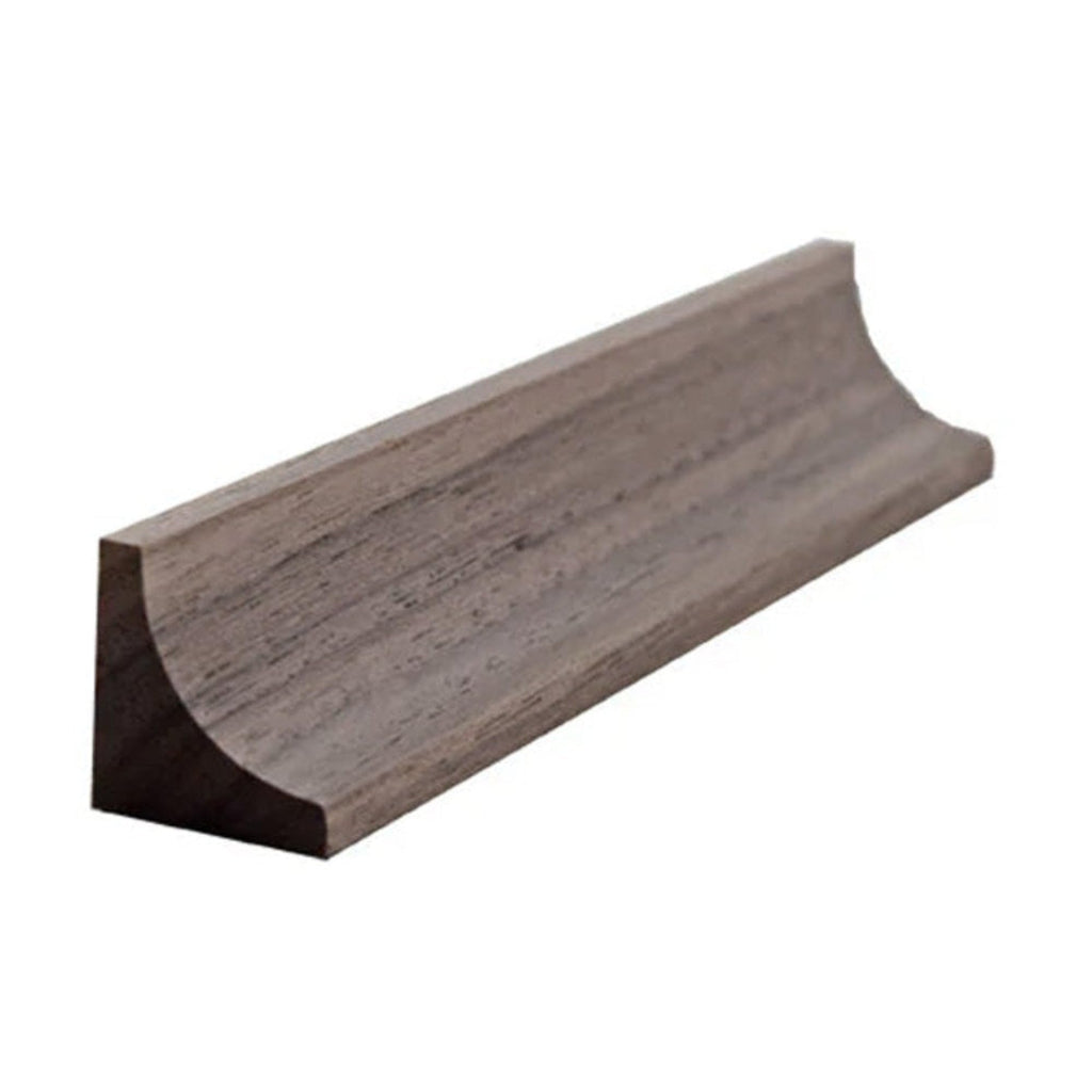 Cove Molding 3/4" x 3/4" Trim. Unfinished, Walnut, 94"