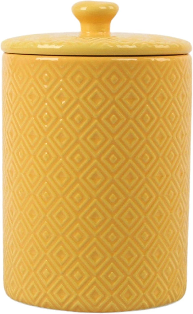 CAN Yell Kitchen Canister Set, Diamond Yellow - Set of 3