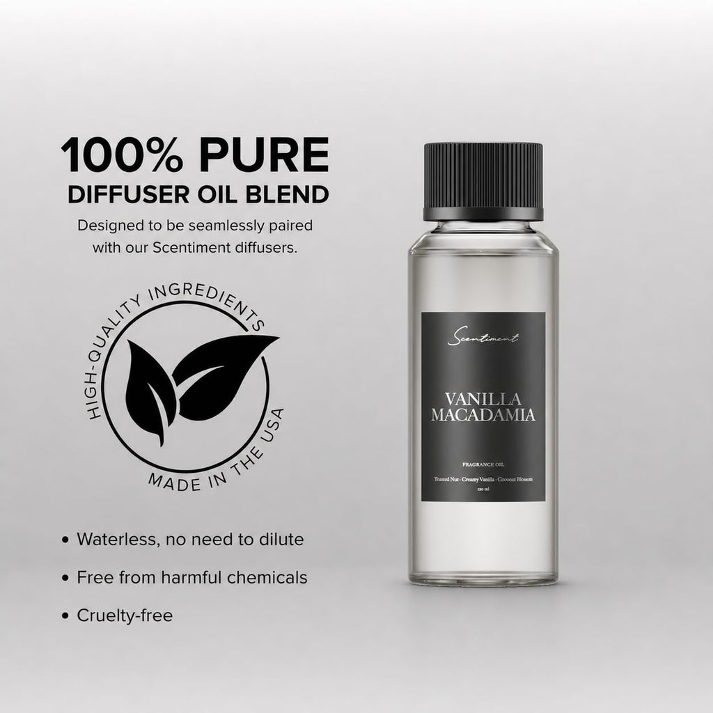 Vanilla Macadamia Diffuser Oil - Hotel Scent -4.06 fl oz(120 mL)