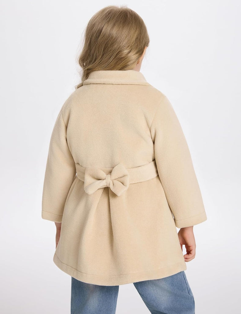 Toddler Girls Dress Coat Wool Peacoat Fall Winter Outfits