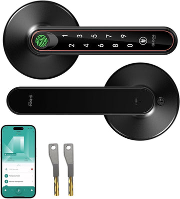 Fingerprint Door Lock V2.0, 4-in-1 Smart Fingerprint Door Knob