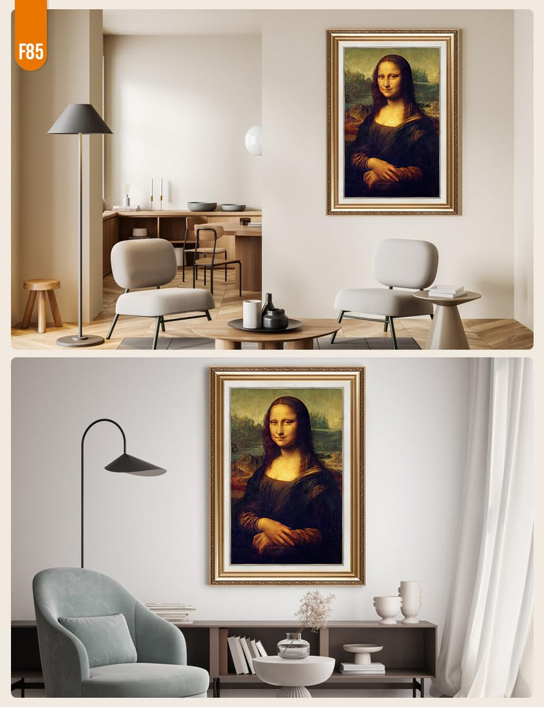 Mona Lisa Framed Wall Art, Gold Frame, 40x28