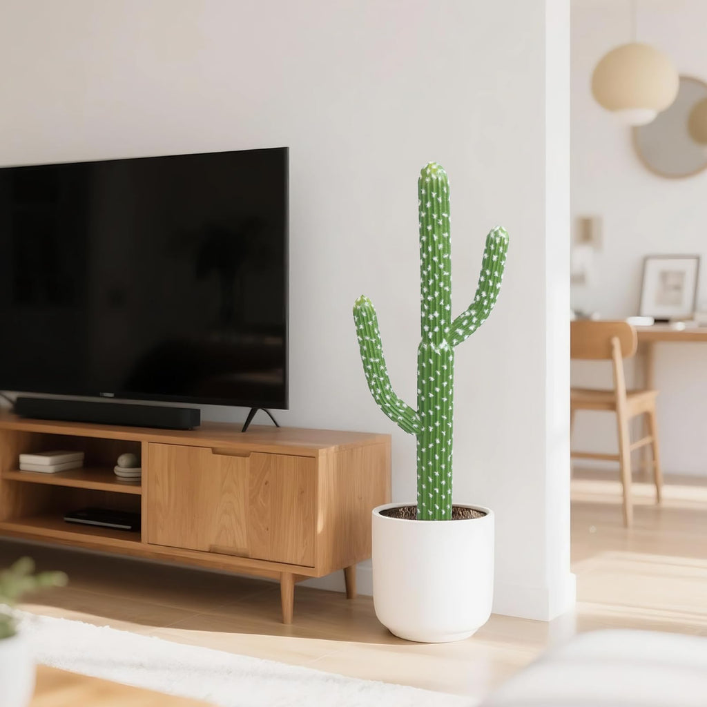 Cactus Succulent Plant 34'' Fake Desert Cacti Decor