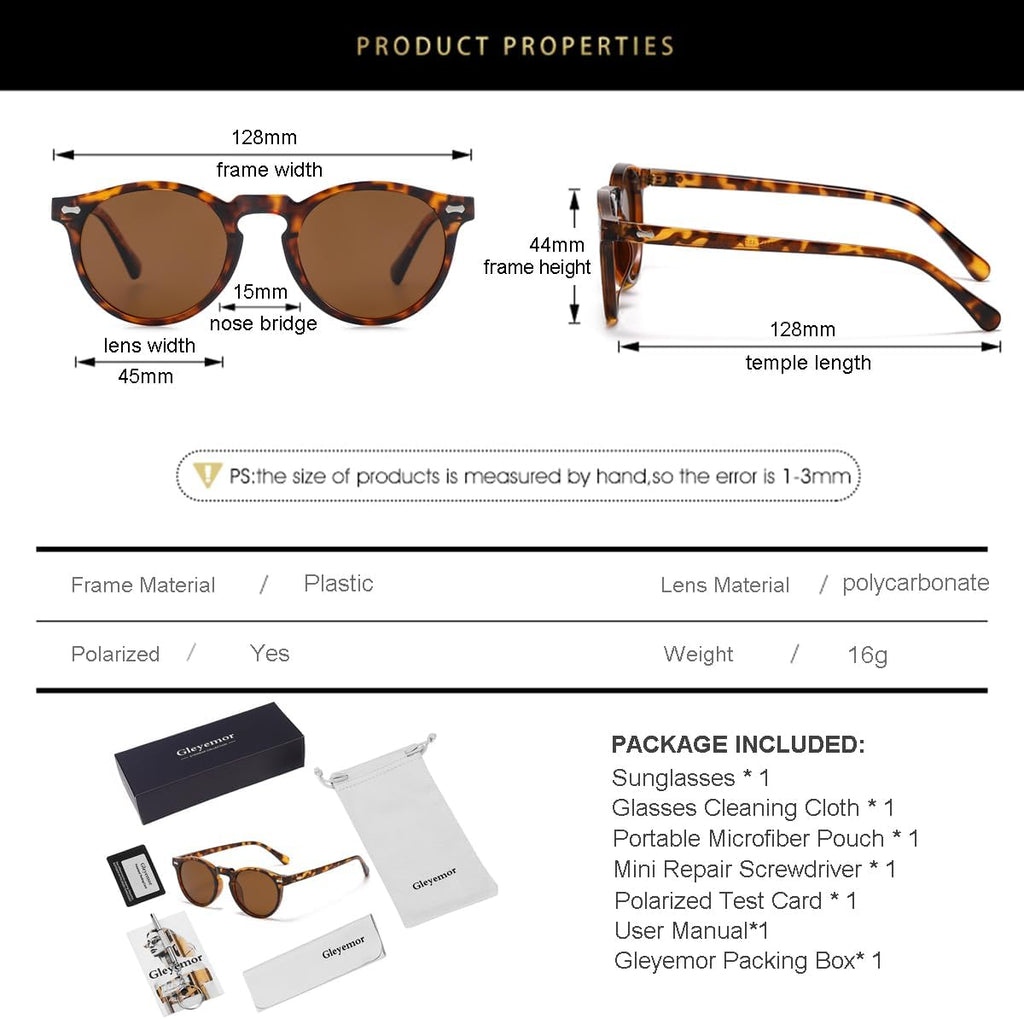 Kids Polarized Cute Round Sunglasses for Kids Girls Boys