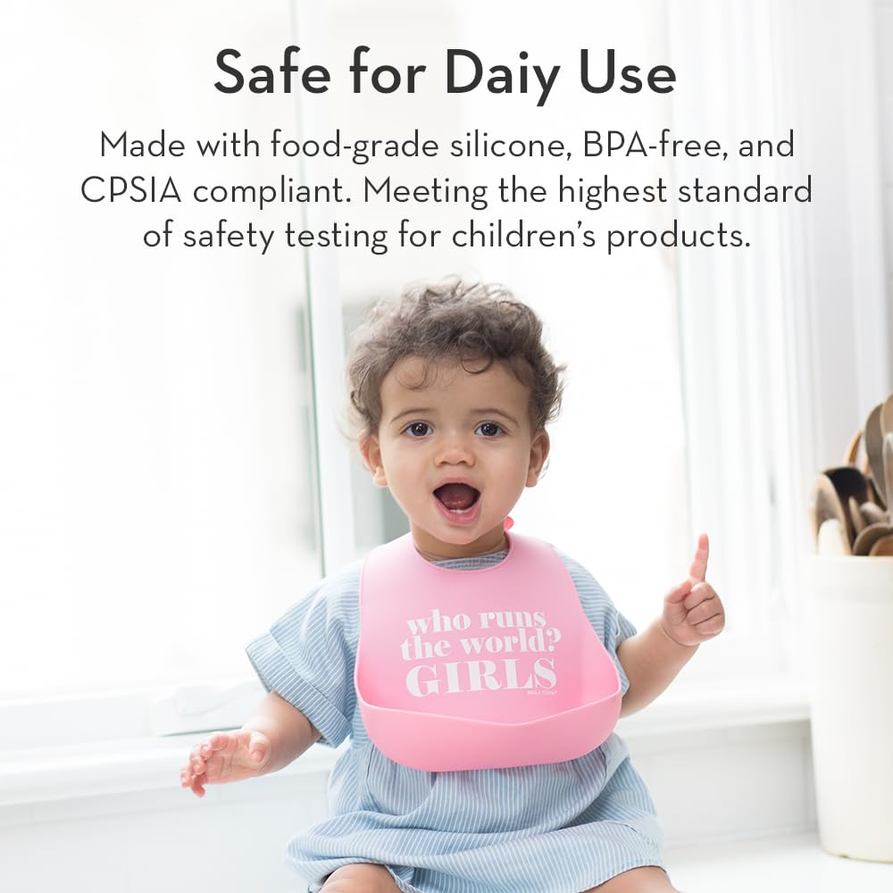 Wonder Bib, Adjustable Silicone Baby Bibs, Food Critic