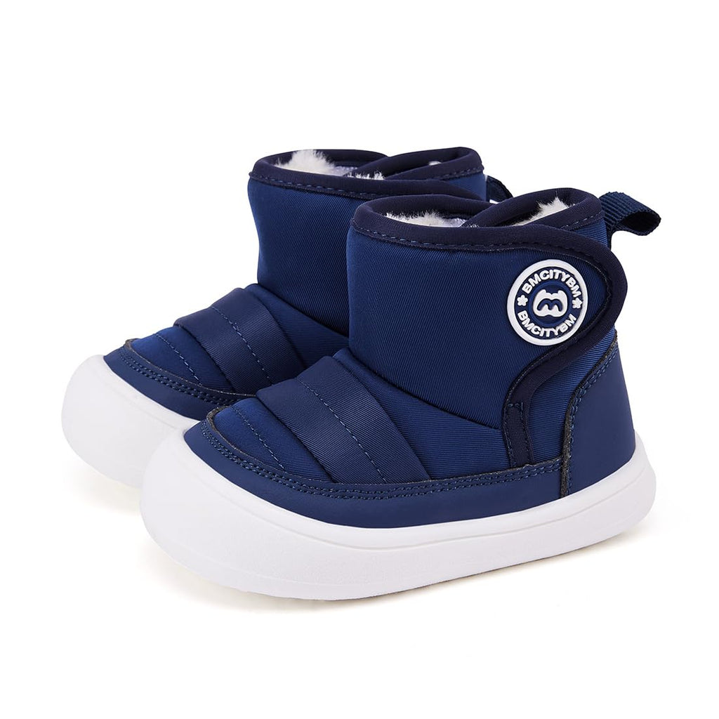 Baby Snow Boots Boys Girls Winter Infant Shoes Navy
