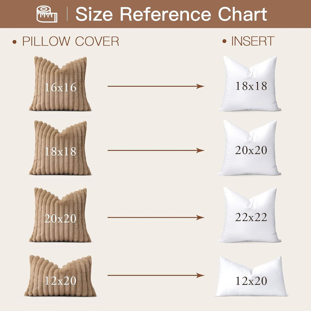 Down Feather Throw Pillow Inserts 22x22 Euro Pillow Inserts, Soft Fluffy Throw Pillows with Cotton Cover, Decorative