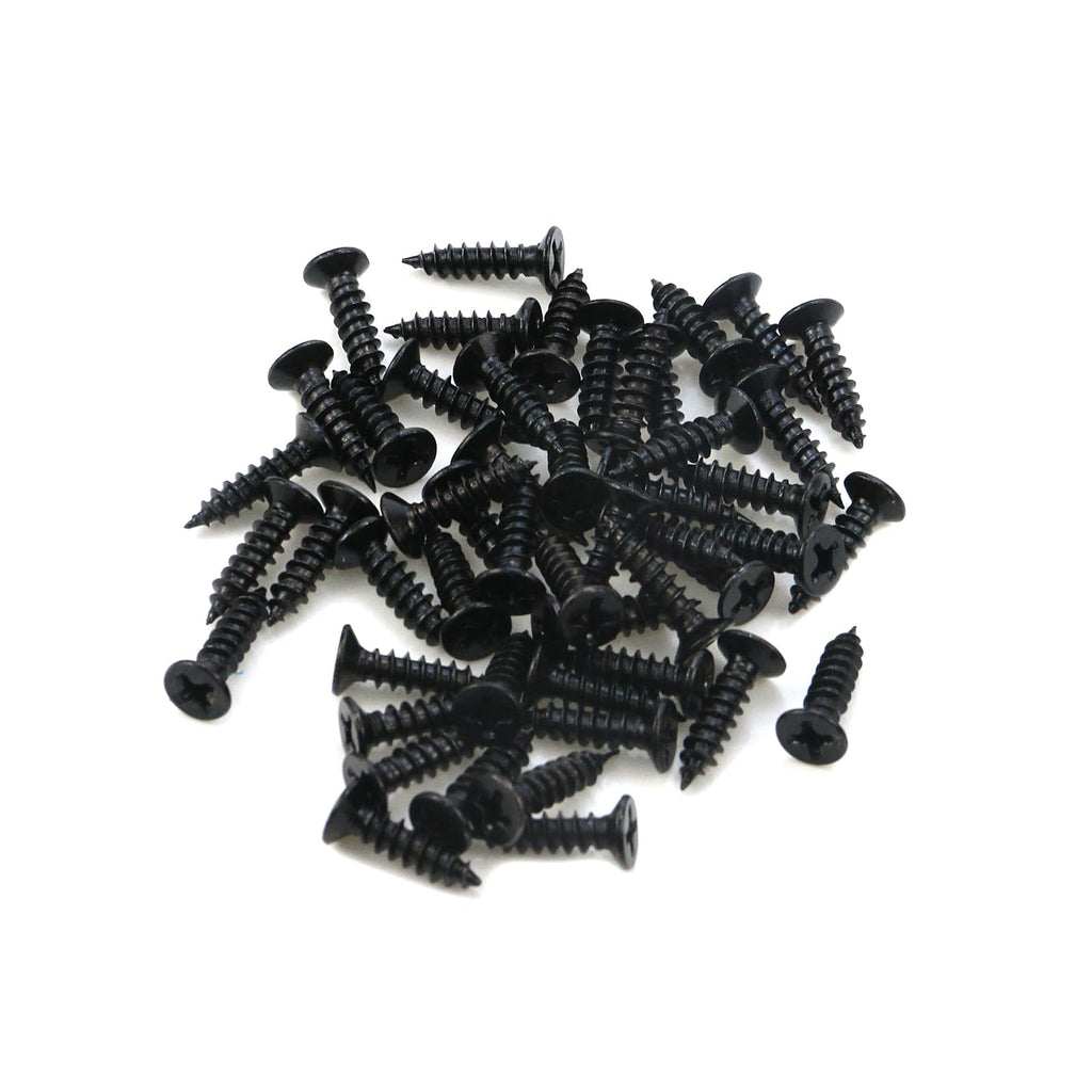 8Pcs Black Strap Hinges, 4-Inch