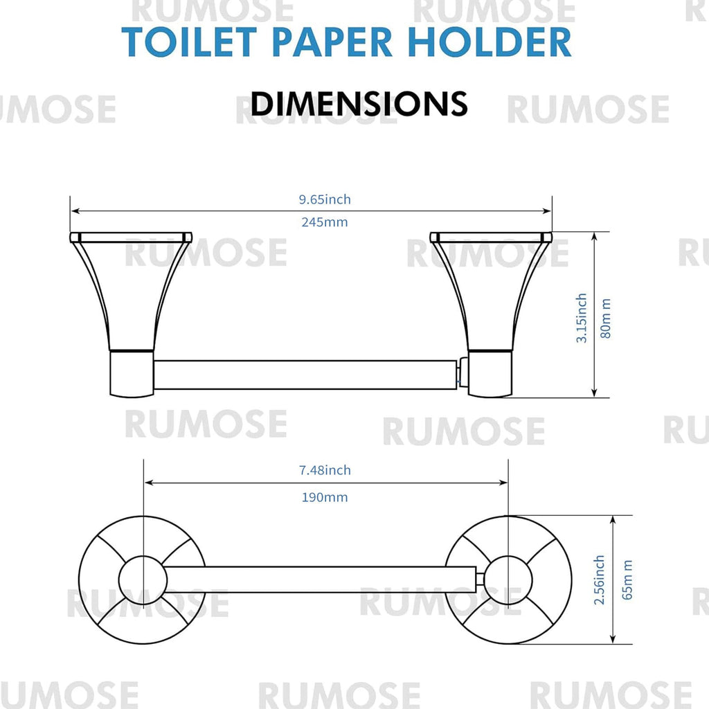 Pivoting Toilet Paper Holder, Wall Mounted, Brushed Nickel