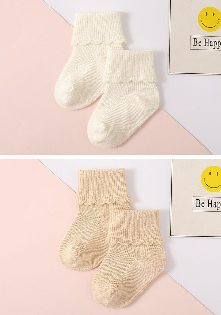 Cuff Socks Baby-girls Socks Infant Toddler Crew Ankle Sock