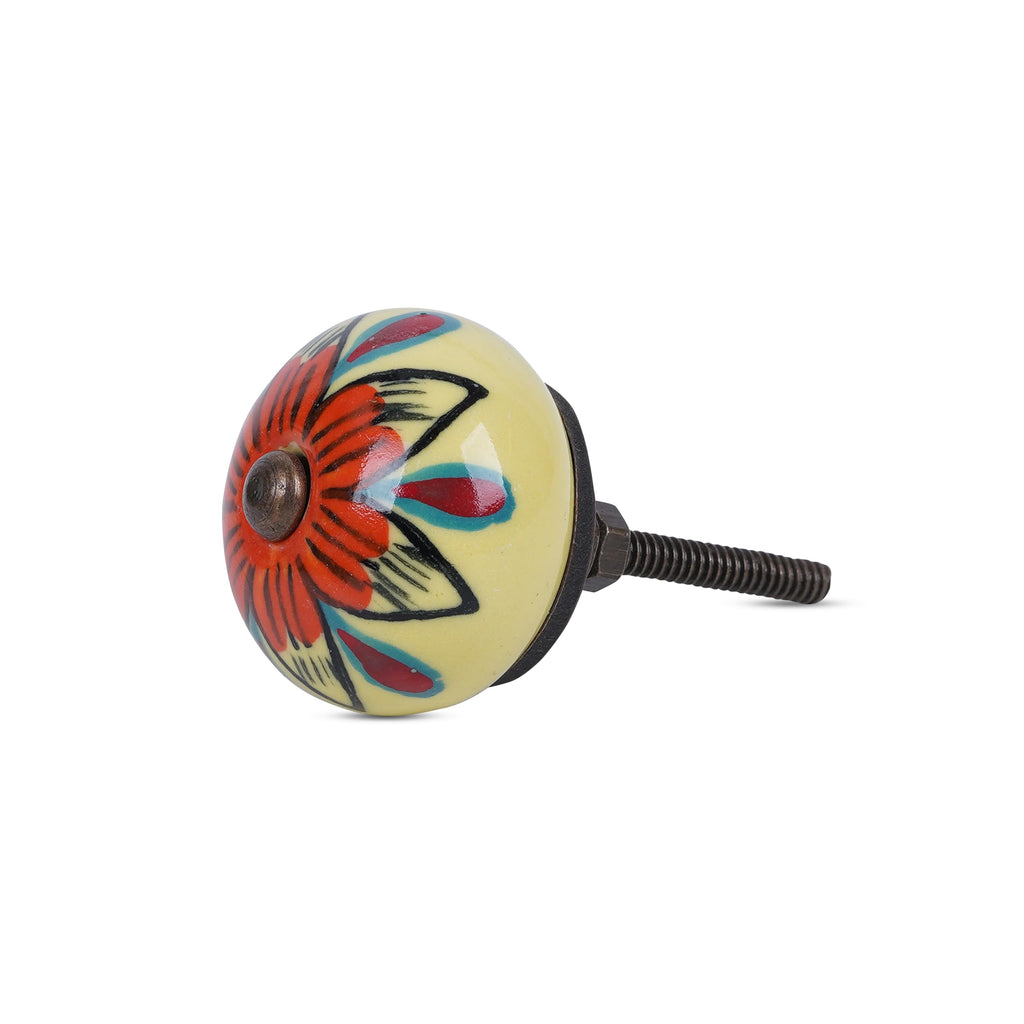 Multicolor Assorted Ceramic Cabinet Knobs Pack of 20