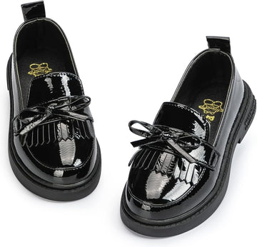Girls Dress Shoes Loafers School Uniform Mary Jane Flats