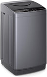 Portable Washing Machine, 7.7 lbs Full-Automatic Compact Laundry Washer, Stainless Steel Drum, 10 Wash Cycles