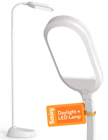 LED Dimmable Floor Lamp with Flexible Gooseneck & Adjustable Color