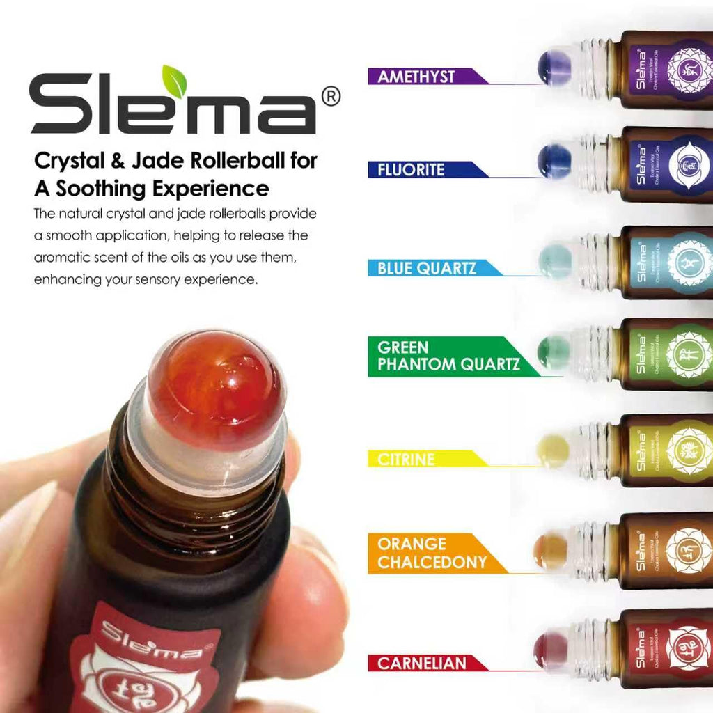 7 Chakra Essential Oil Roll-On Gift Set (10ml x 7)