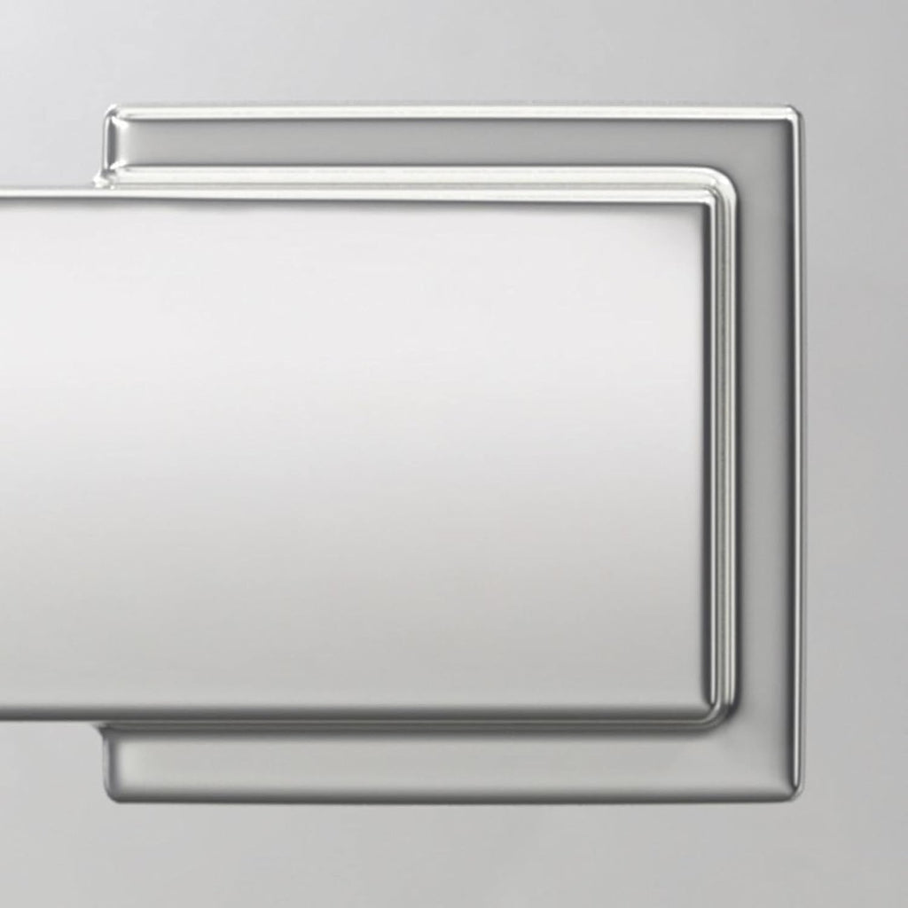 Georgian Hall/Closet Passage Door Knob, Bright Chrome