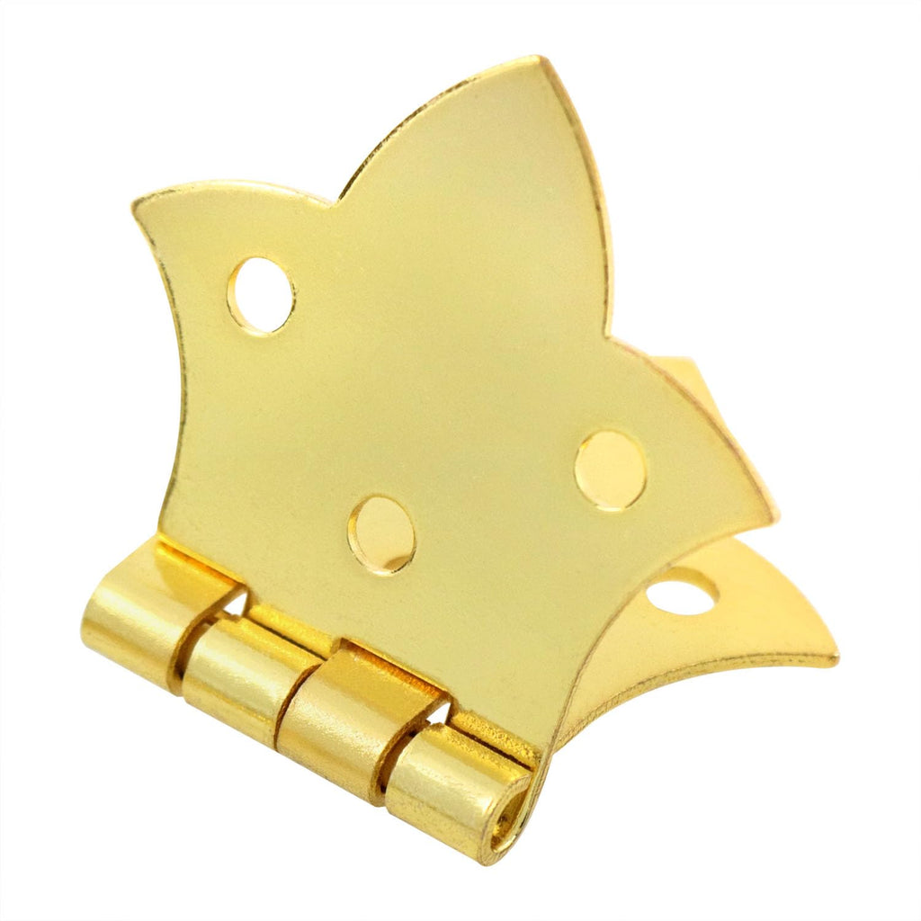 8 Pcs Gold Butterfly Hinges, Vintage Style