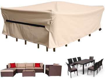 Patio Furniture Set Covers Waterproof Patio Conversation Sets Cover Outdoor Sectional Sofa Couch Cover Outside Dining