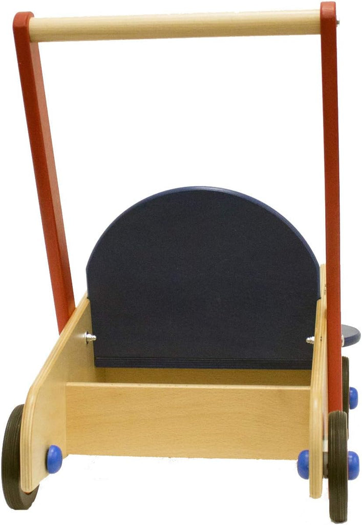 Walker Wagon - Wooden Baby Push Walker, Sit to Stand Walker for Baby Learning to Walk, Push Toys for Toddlers 1-3