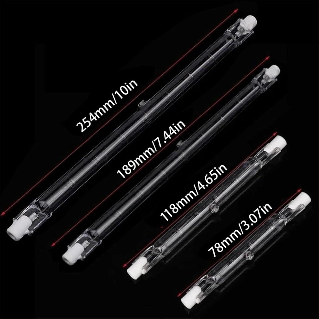 R7S Halogen Bulb J78 J118 J189 J254 AC230V 100W 500W 1000W T3 J Type Double Ended Linear Light Bulb R7S 254 1500W