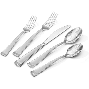 40-Piece Flatware Set, 18/10 Stainless Steel Silverware Set for 8