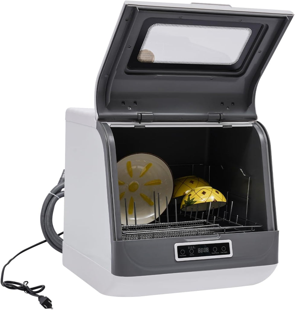 Countertop Dishwasher Portable Mini Dishwasher Countertop 800W Compact Dishwashers Automatic Portable Mini Dishwasher