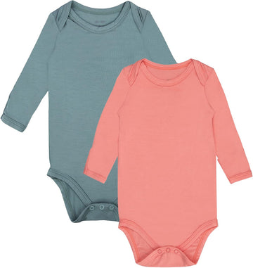 Baby Long Sleeve Bodysuit, Rayon of Bamboo, Pack