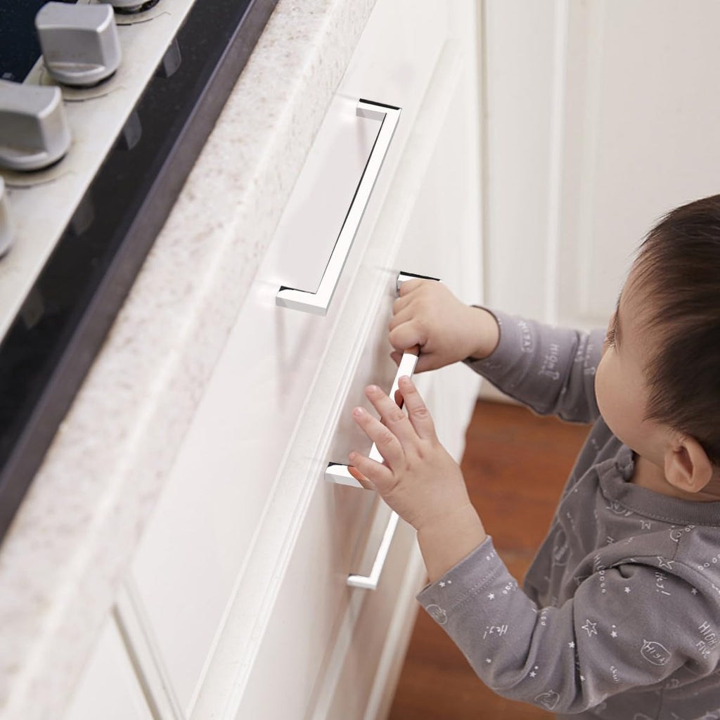 30 Pack Cabinet Pulls - Solid Zinc Alloy Kitchen Bathroom Cabinet Handle & Pull for Drawers, Dressers Cabinets