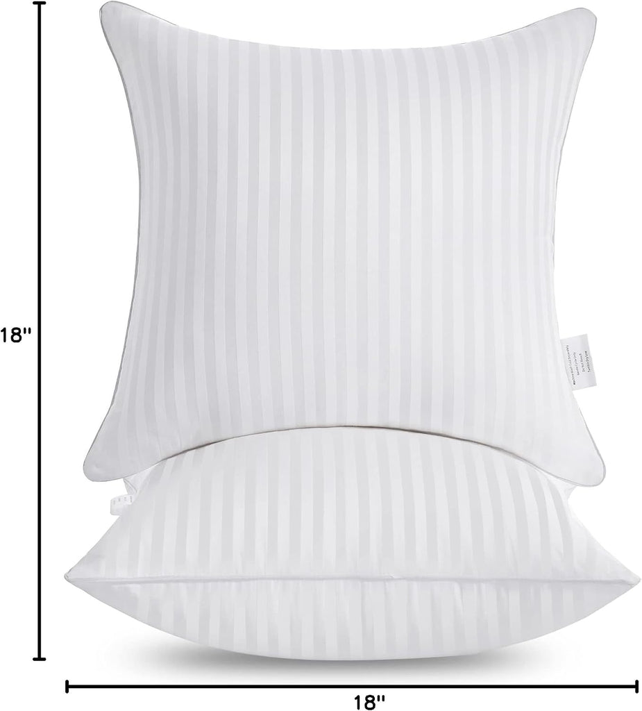 18 x 18 Throw Pillow Inserts - Set of 2