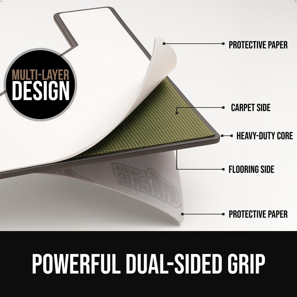 Extra Wide Rug Grippers for Hardwood Floor, 8 Pack - Set of 8