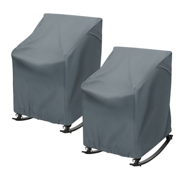2 Pack Waterproof Outdoor Rocker Chair Cover