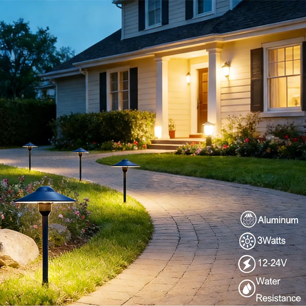 Cast Aluminum Low Voltage Landscape Path Area Spread Lighting
