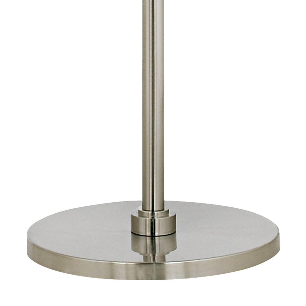 Inspired Arco Style 71 1/2" Tall Blue Faux Silk Brushed Nickel Arc Floor Lamp
