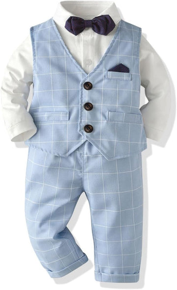 Toddler Suit Boys Formal Wedding Guest Dress Outfit